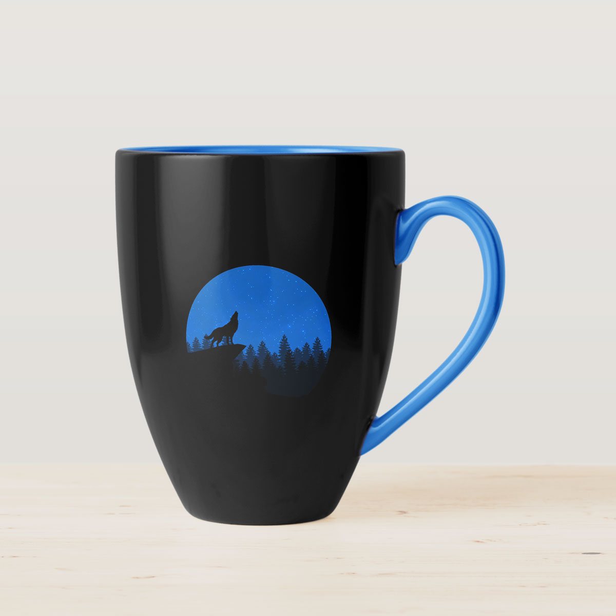 White Printed Coffee Mug - Imagen 2
